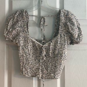 American Eagle Outfitters Boho Peasant Top